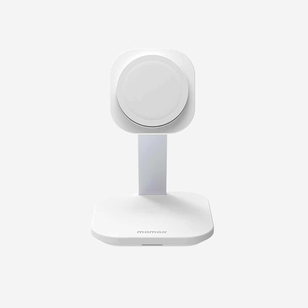 2-in-1 MagSafe Wireless Charging Stand - White