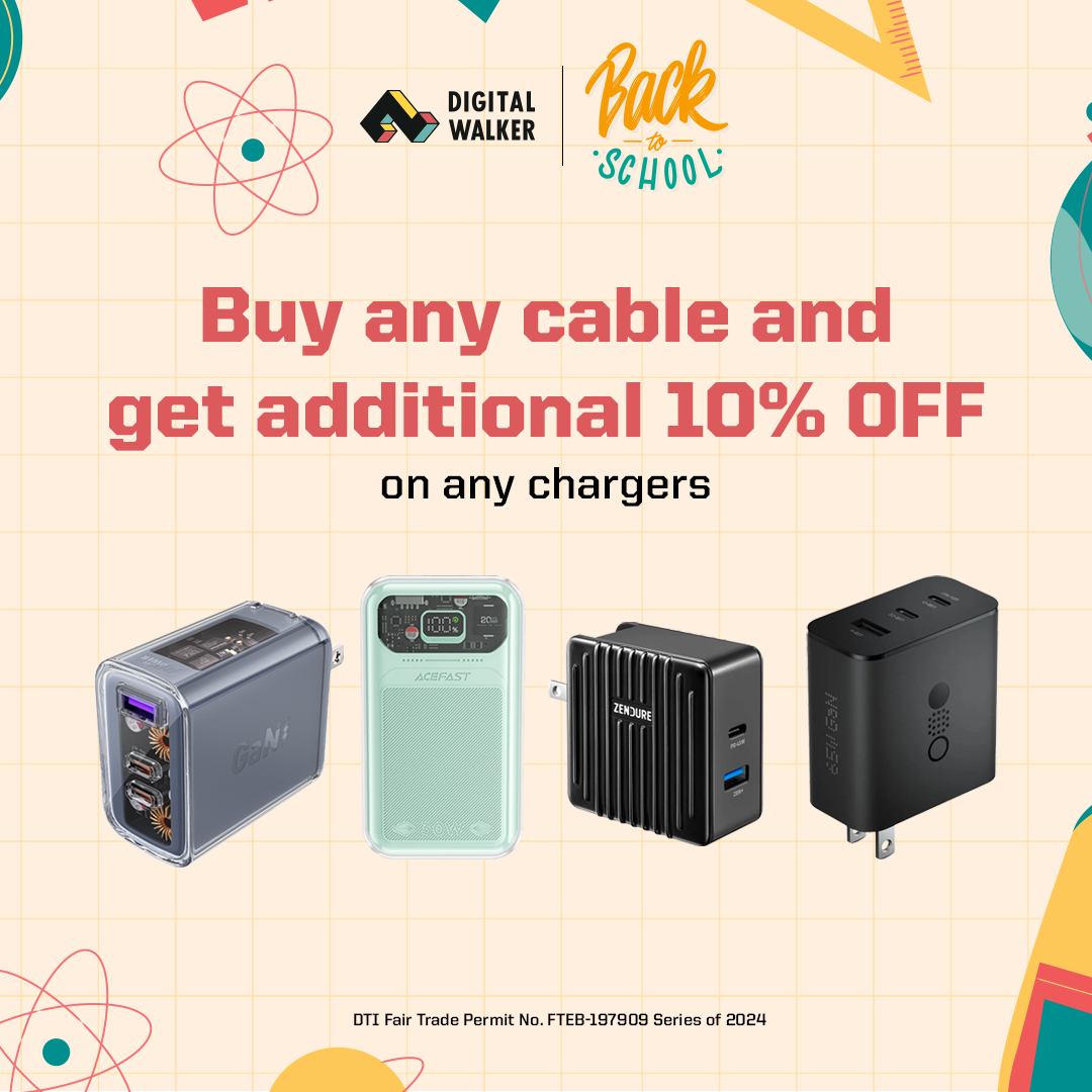 10% off on select chargers