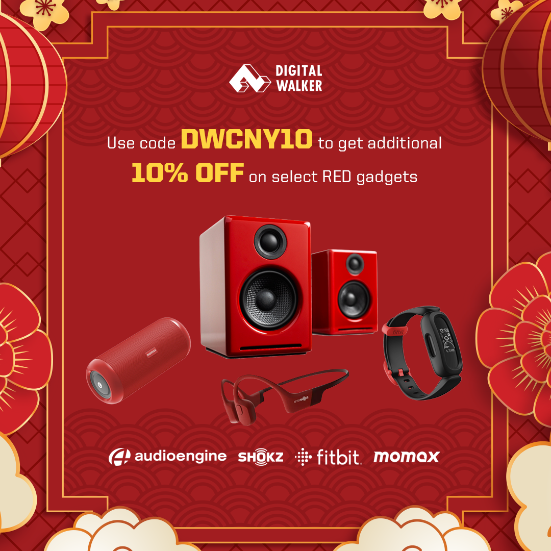 10% OFF on Red Gadgets (use code DWCNY10 to avail)