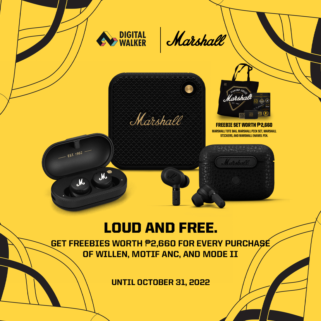 Marshall with Freebie Set