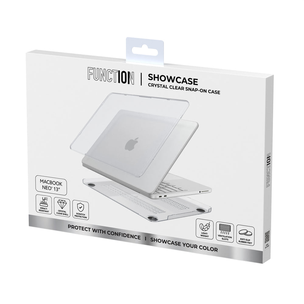 Crystal Clear Snap-On Case for MacBook Neo