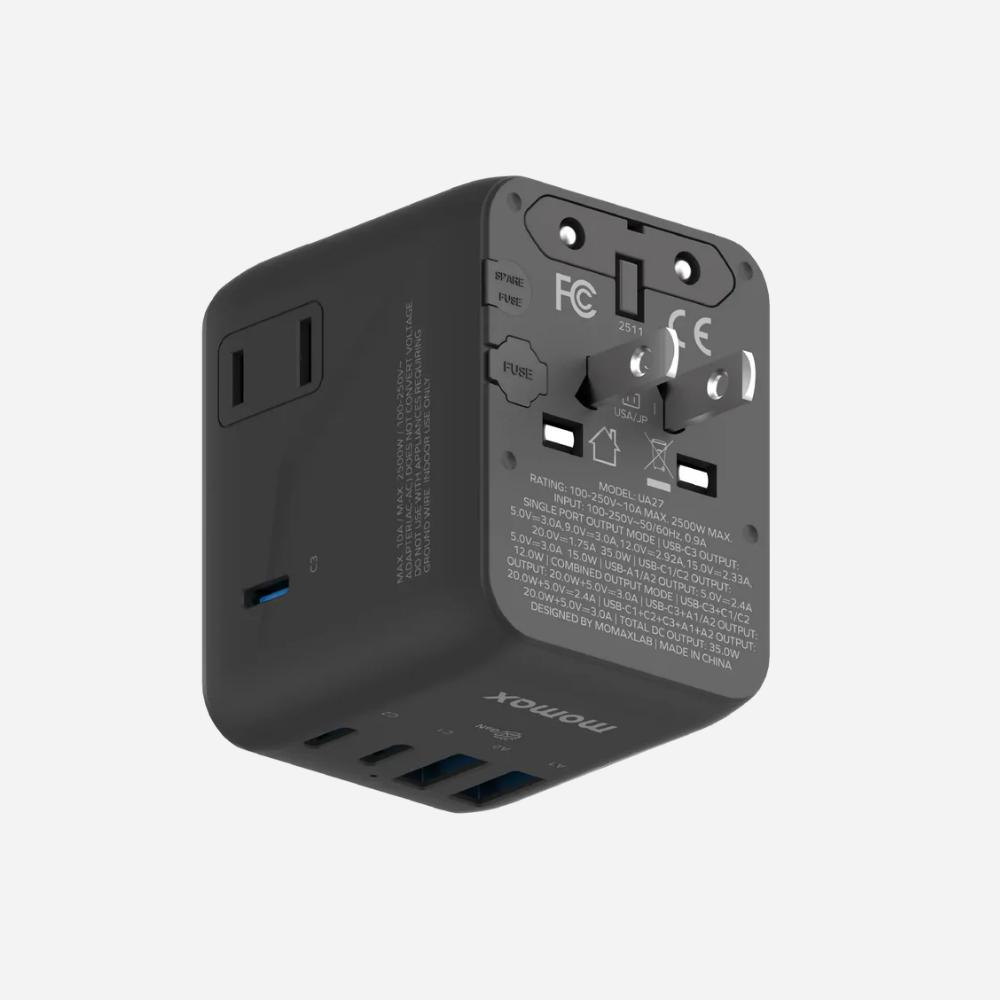1-World2 5-Port Travel Adaptor 35W