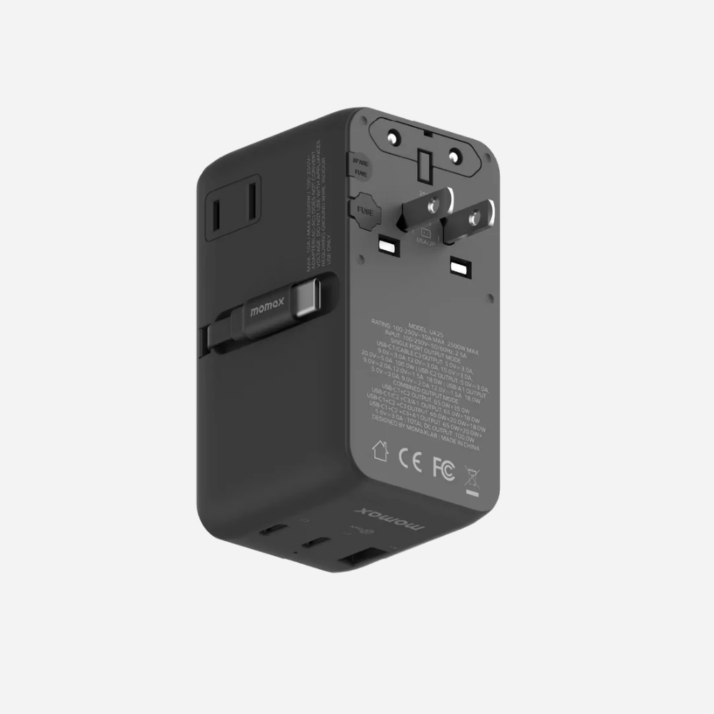 1-World2+ 4-Port Travel Adaptor 100W