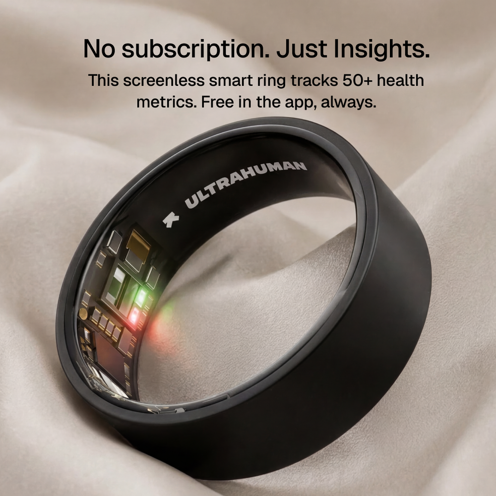 Ring AIR Size 12 Smart Ring– Fitness Tracker, Health & Sleep Monitor, Waterproof