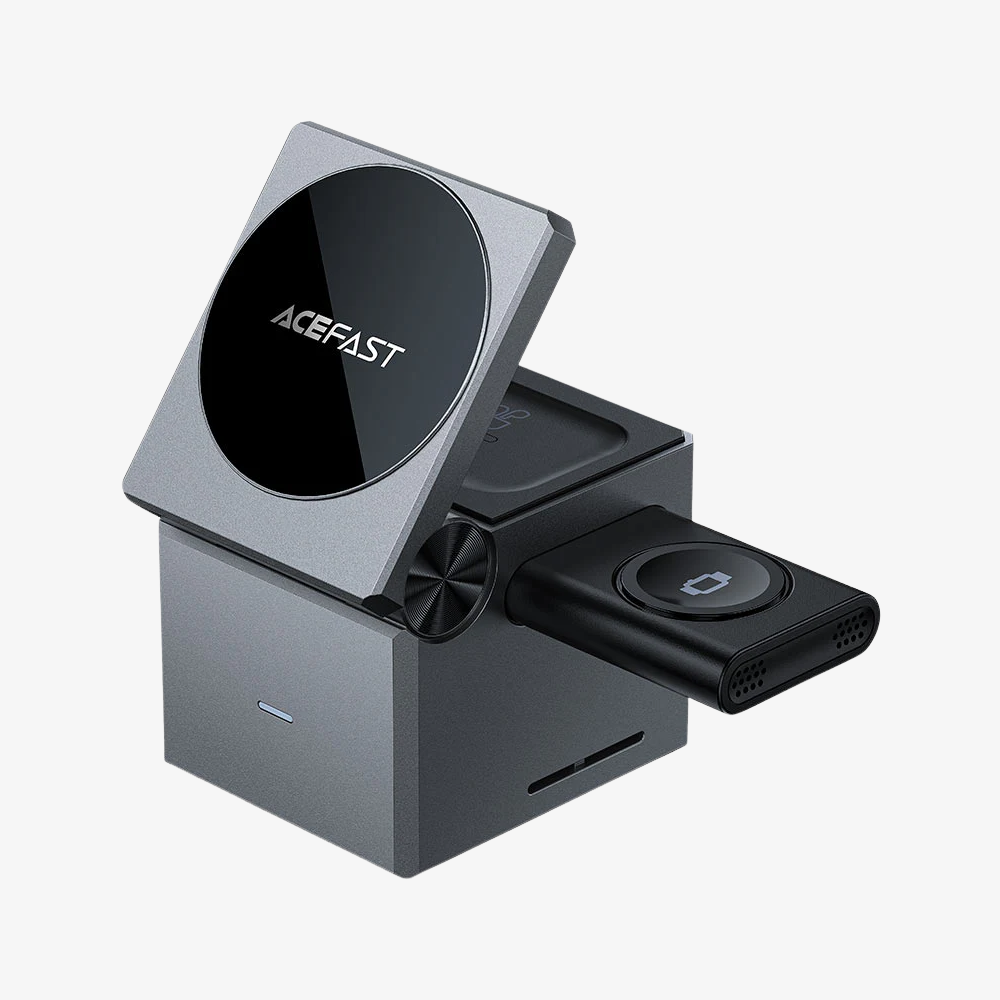 E18 Rubik's Cube 3-in-1 Wireless Charger Desktop Holder 23W