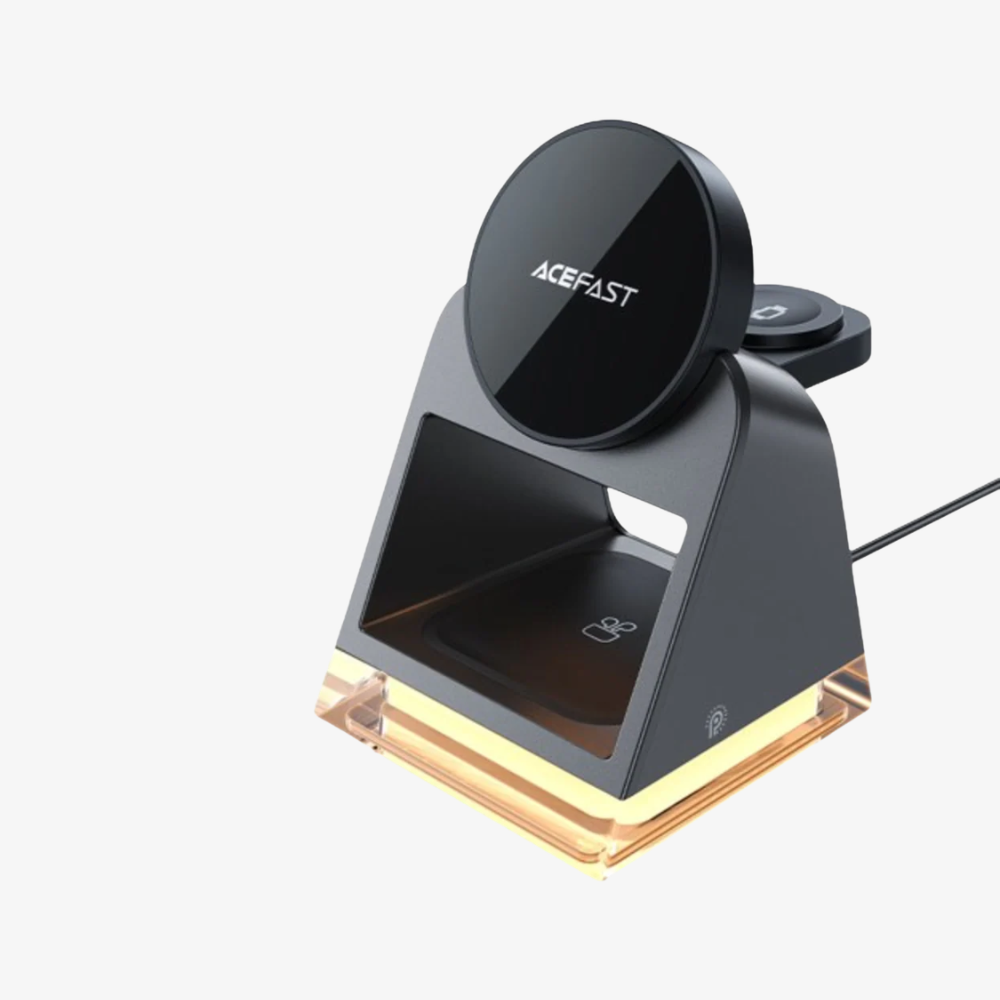 Aircharge E17 3-in-1 Wireless Charger - Black