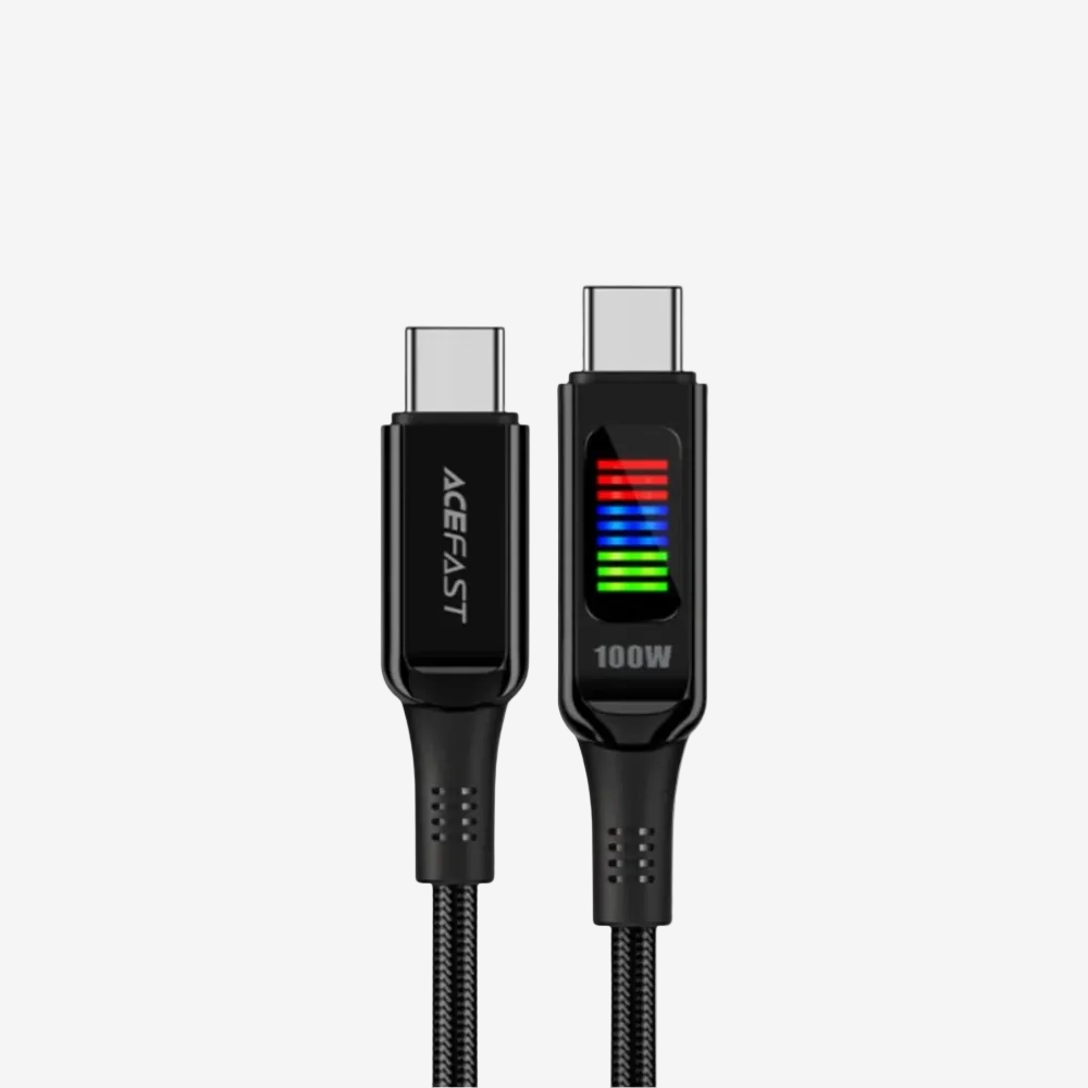 Acewire Pro C7-03 USB-C to USB-C Cable 100W 1.2M - Black