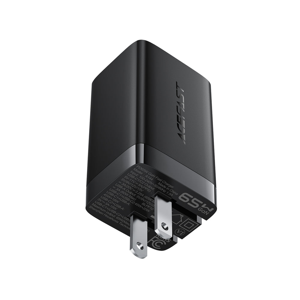 PWRup 144 Wall Charger 3 Port Gan PD 65W