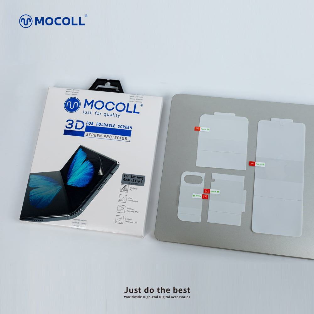 3D TPU Full Cover Screen Protector for Samsung Zflip6 5G - Clear