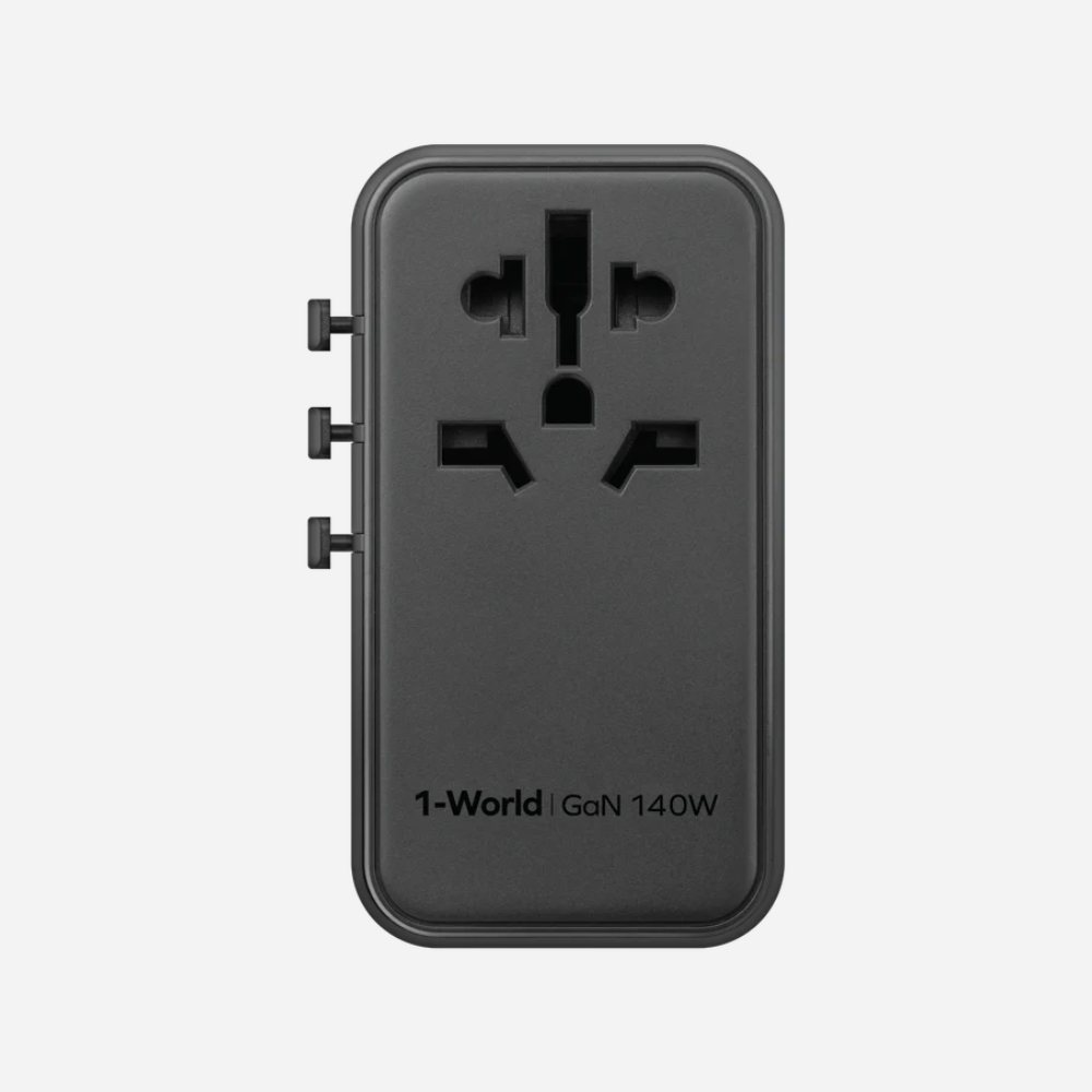 1-World 4-Port + AC Travel Adapter 140W