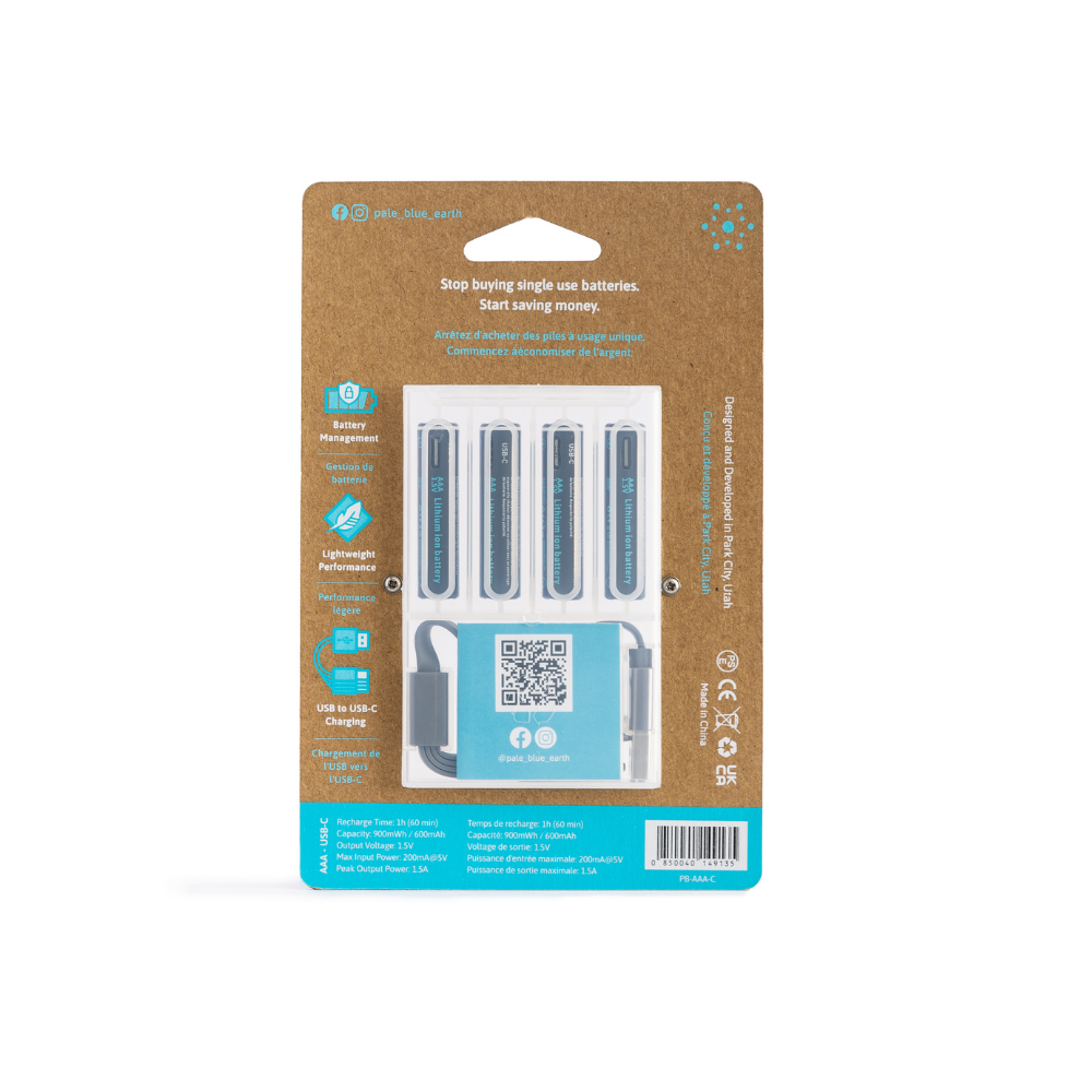 AAA USB-C Rechargeable Batteries