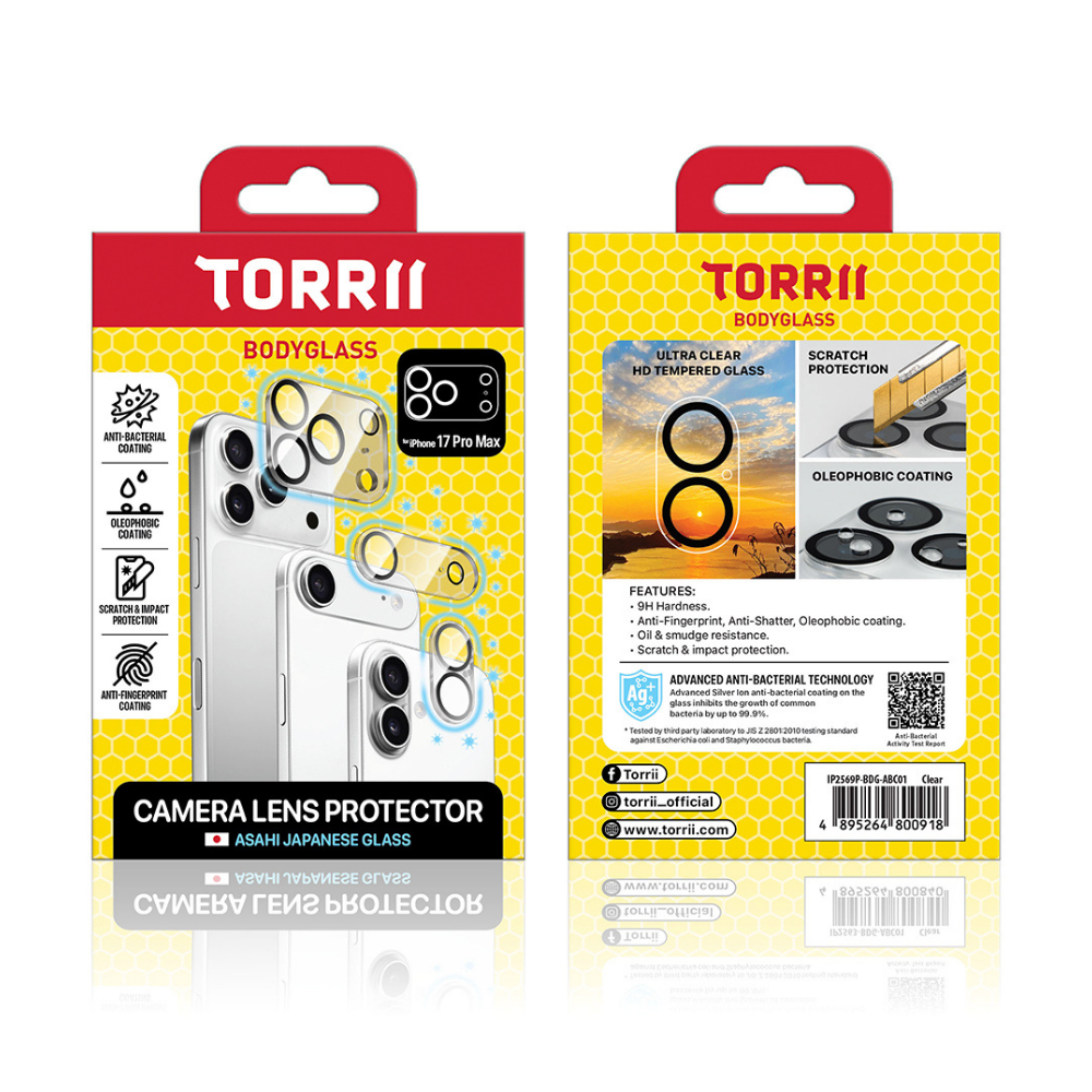 BodyGlass Camera Lens for iPhone Air & iPhone 17 Series