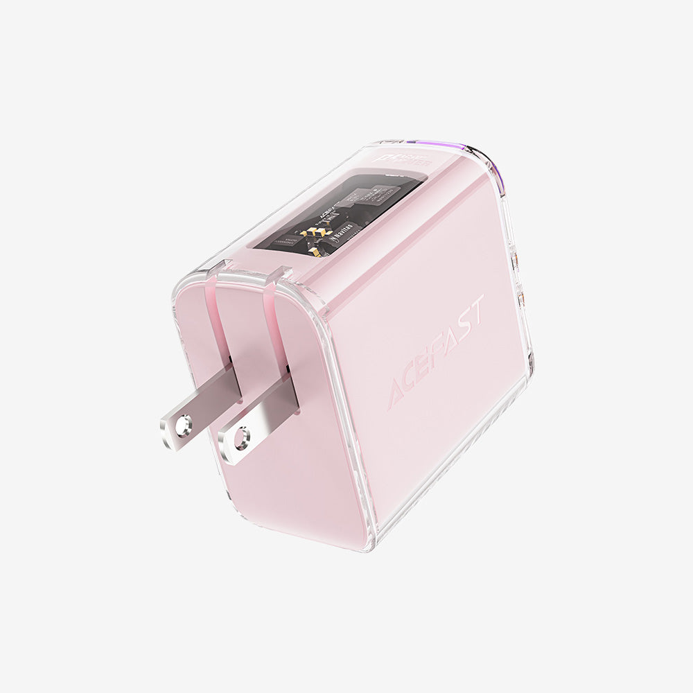 Crystal Series A47 Fast Charge Wall Charger 65W GaN