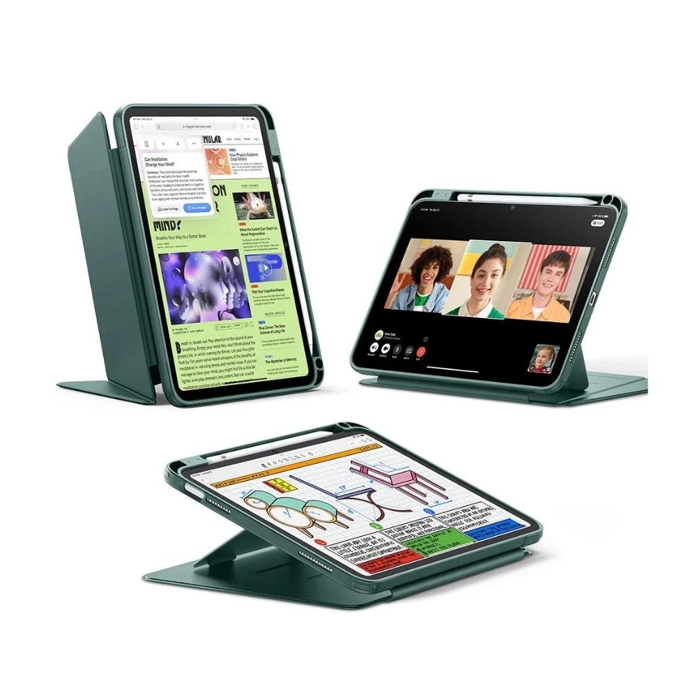 Flip Magnetic Case with Pen Holder for Apple iPad 11" (A16) 2025