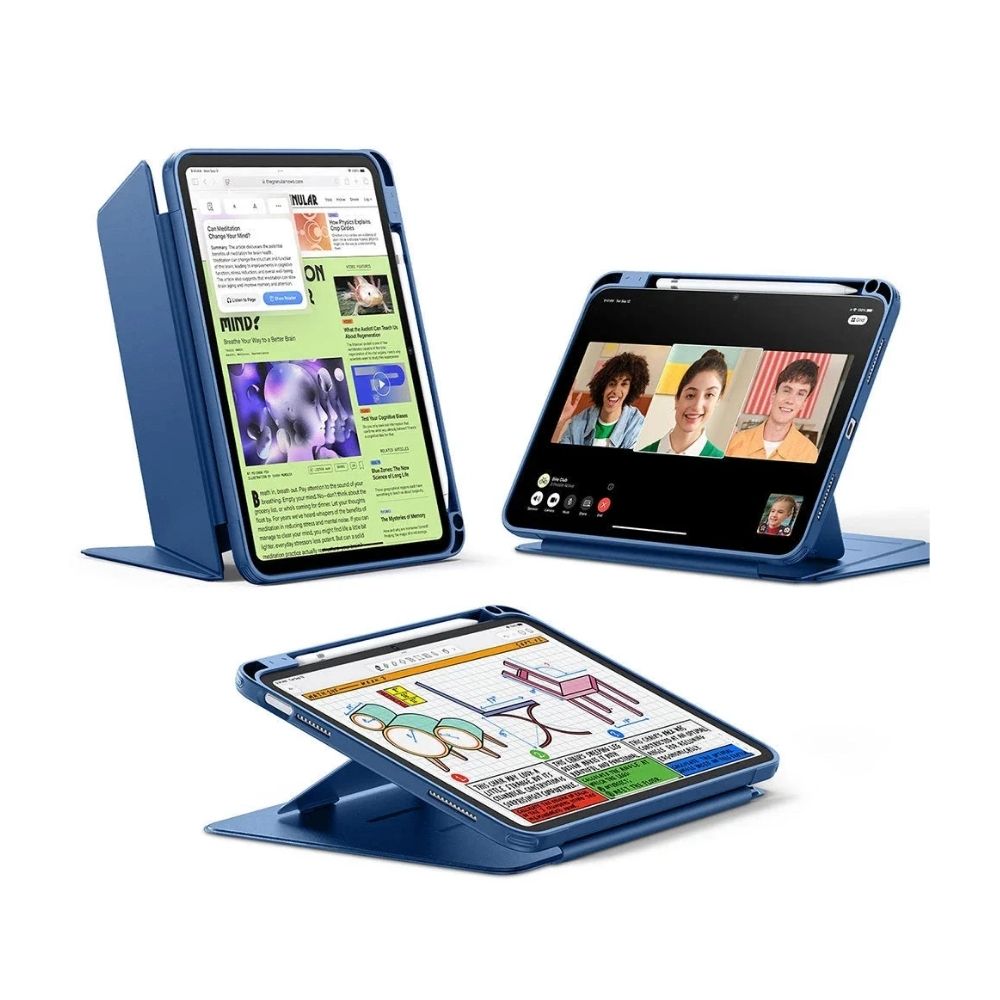 Flip Magnetic Case with Pen Holder for Apple iPad 11" (A16) 2025