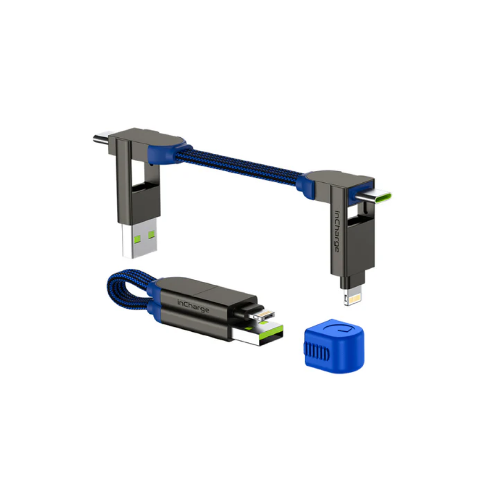 inCharge X Multi Tip 4-in-1 Cable 100W (14.5cm)