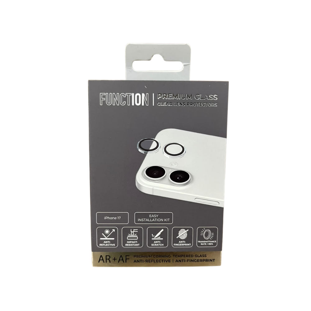 Corning Glass AR+AF Ring Lens Protector for iPhone 17