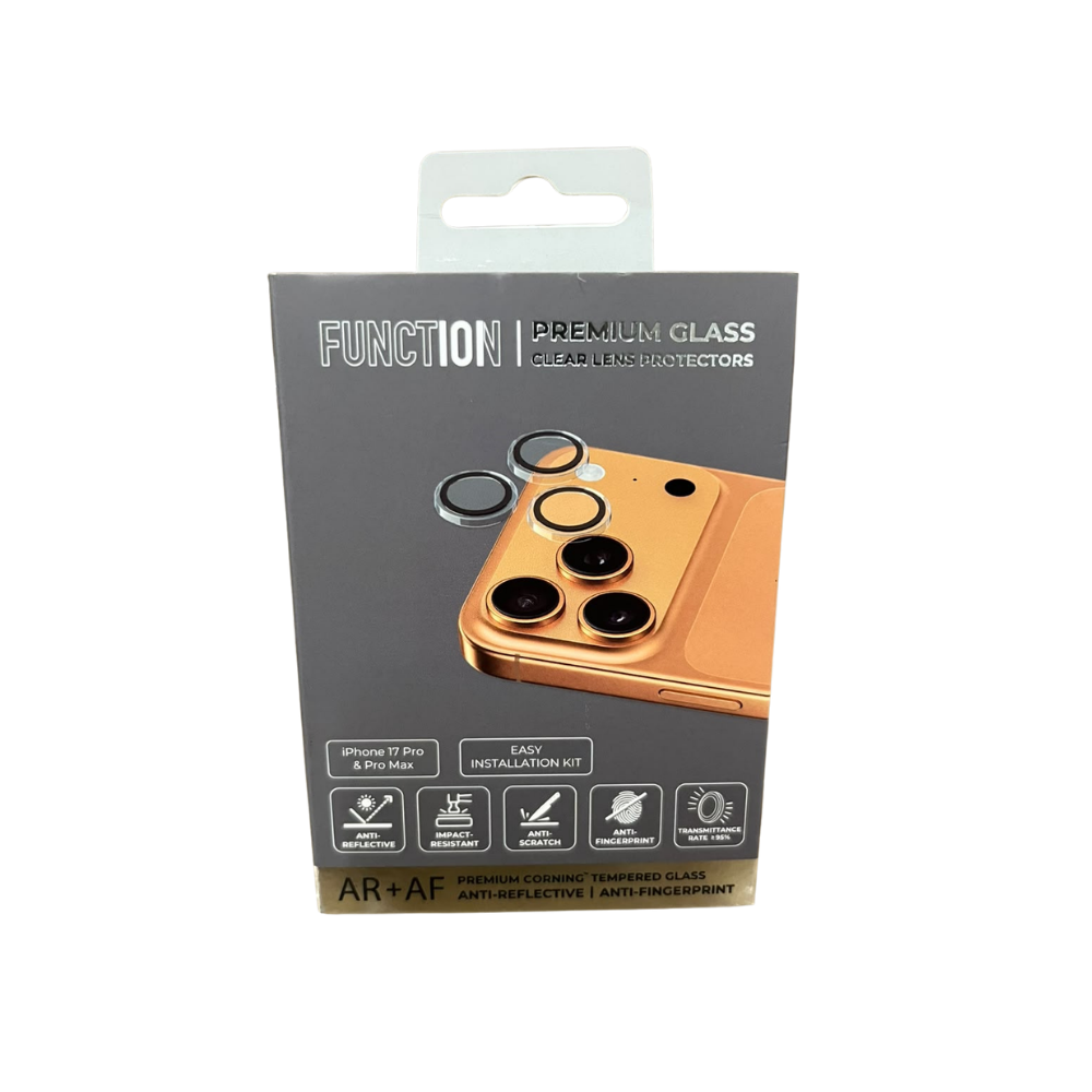 Corning Glass AR+AF Ring Lens Protector for iPhone 17 Pro