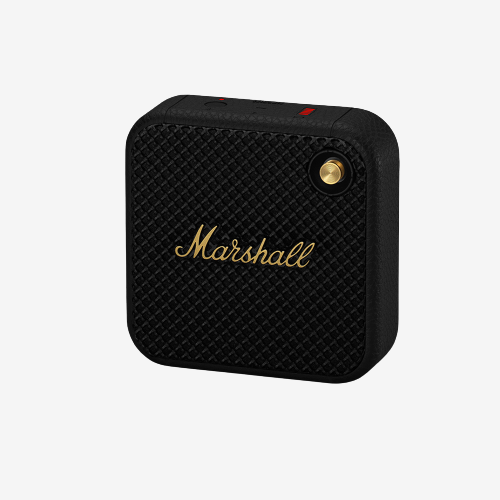 Marshall Willen Haut-parleurs Bluetooth sans Fil 15 Heures de Lecture  étanche Charge Rapide empilable – Noir et Laiton – C' Boutiq