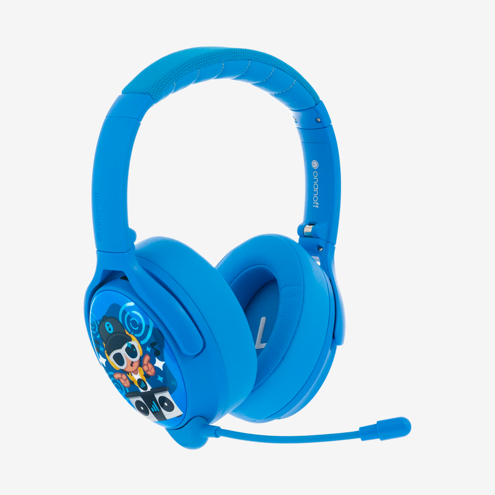 Casque Audio Sans Fil Pour Enfants BuddyPhones Cosmos Plus ANC (Rose) - Réduction De Bruit Active, Confortable, Limiteur De Volume Sécurisé - 7