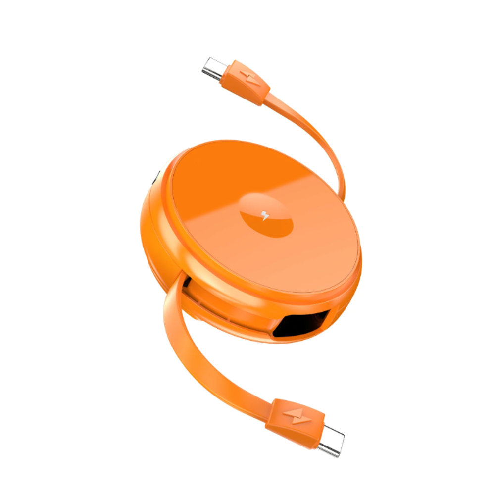 2-IN-1 Retractable Cable with Wireless Charger 60W