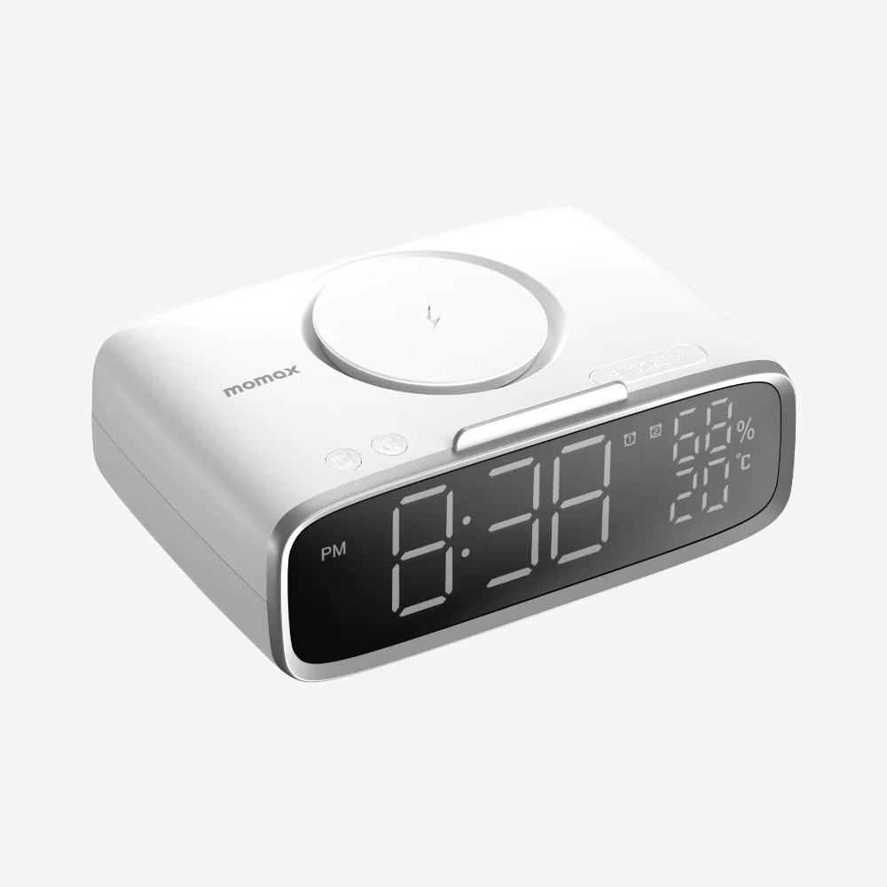 Q.Clock 5 Digital with Wireless Charging and BT Speaker