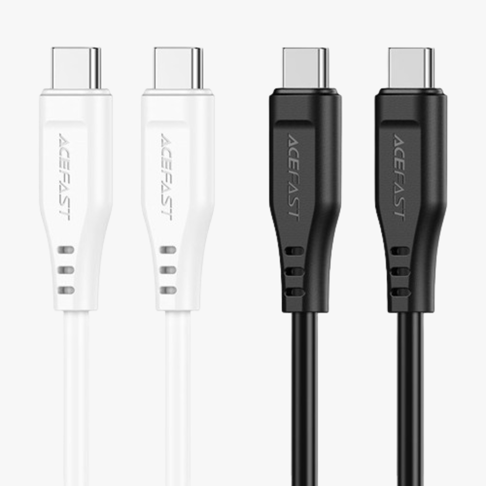 Acewire Charging Data Cable C3-03 USB-C to USB-C 1.2M 60W - White