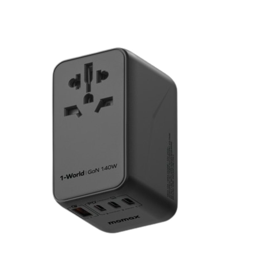 1-World 4-Port + AC Travel Adapter 140W