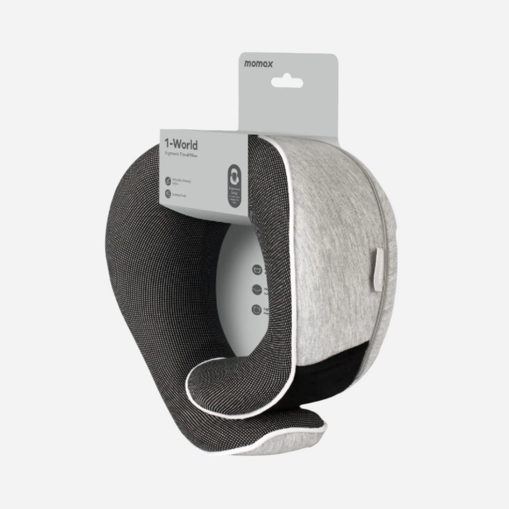 1-World Ergonomic Travel Pillow