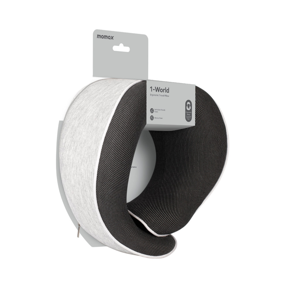 1-World Ergonomic Travel Pillow