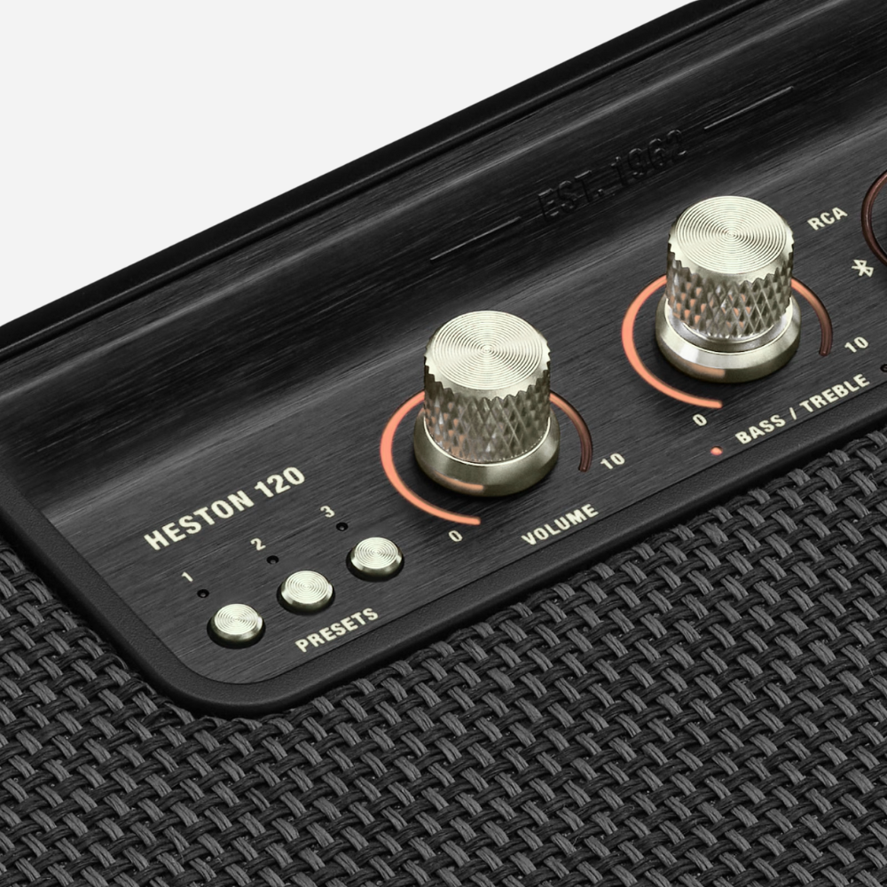 Heston 120 BT Wi-Fi Home Speaker - Black