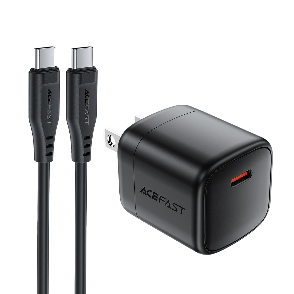 PWRup 146-P5 Wall Charger with Cable Mini Gan PD 30W