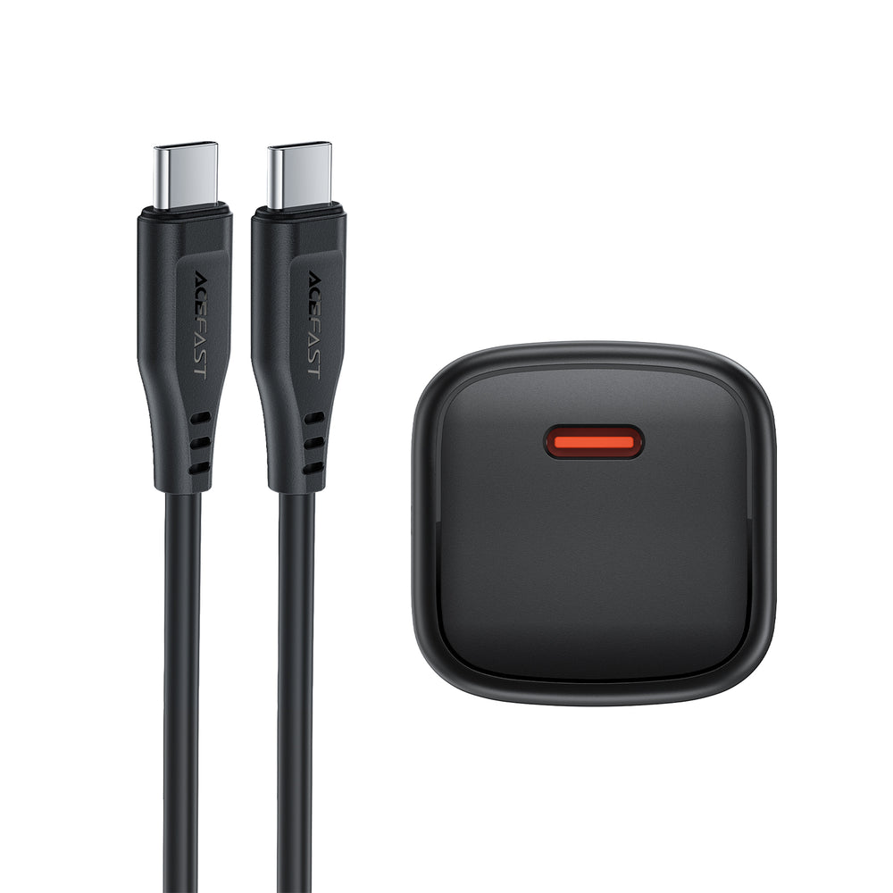 PWRup 146-P5 Wall Charger with Cable Mini Gan PD 30W