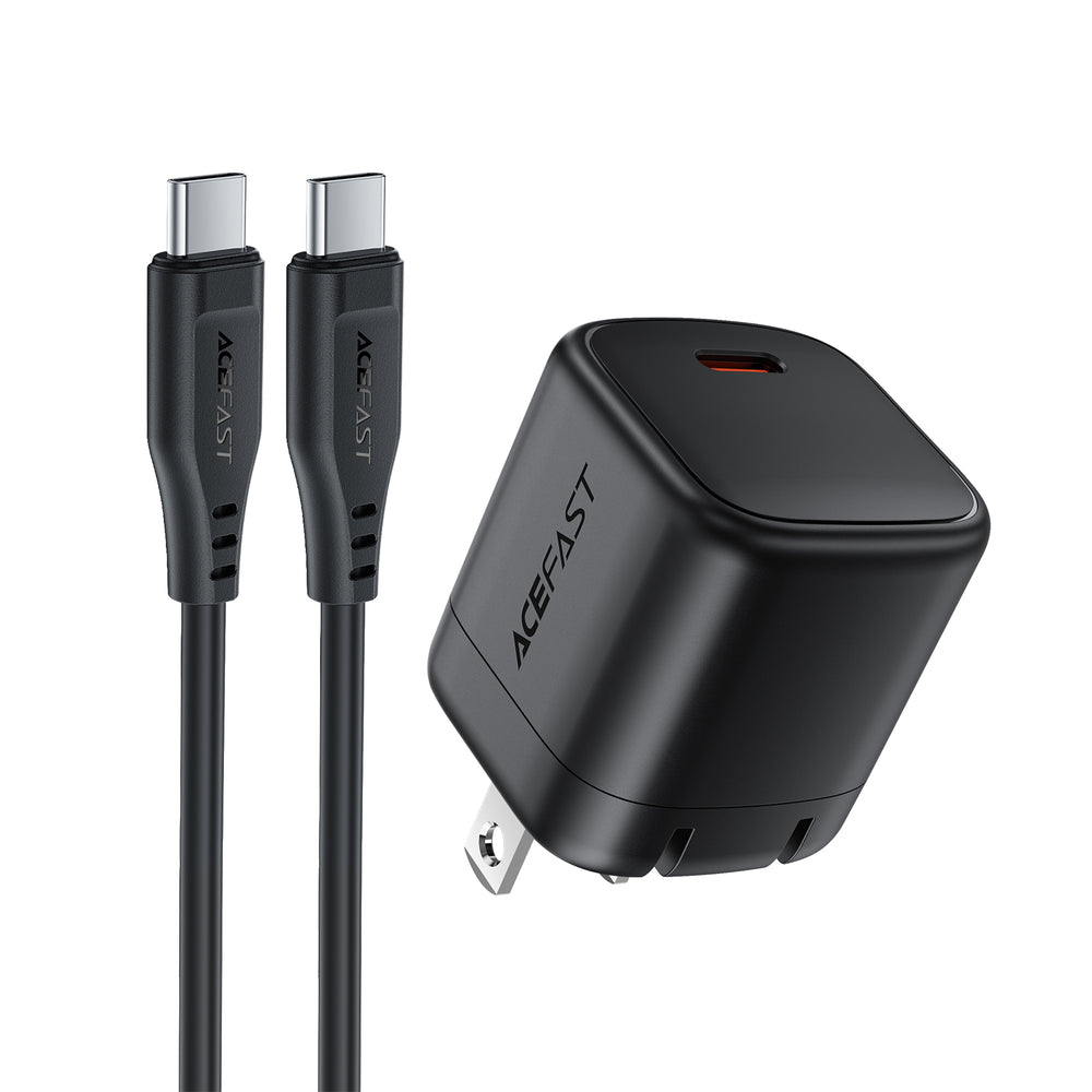 PWRup 146-P5 Wall Charger with Cable Mini Gan PD 30W