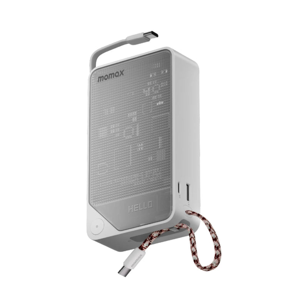 1-Power X⁺ 20000mAh Battery Pack with Dual Built-In USB-C Cables