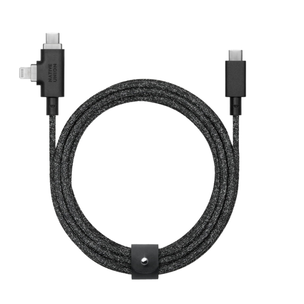 Belt Cable Duo Pro 240W USB-C to USB-C & Lightning