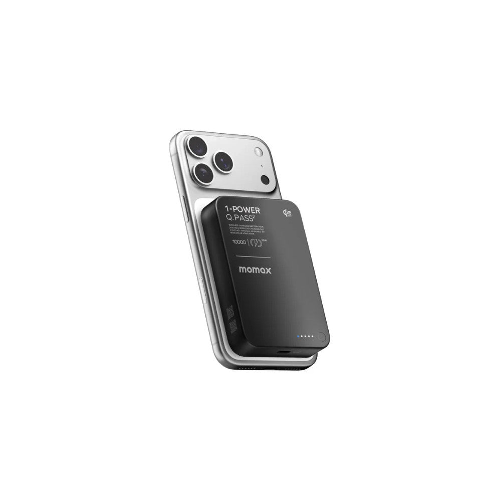 1-Power Q.Pass² 10000mAh Qi2 25W Magnetic Wireless PowerBank