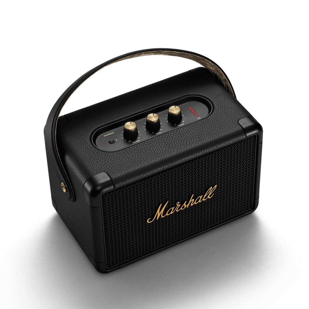 Kilburn II Bluetooth Speaker - Black and Brass