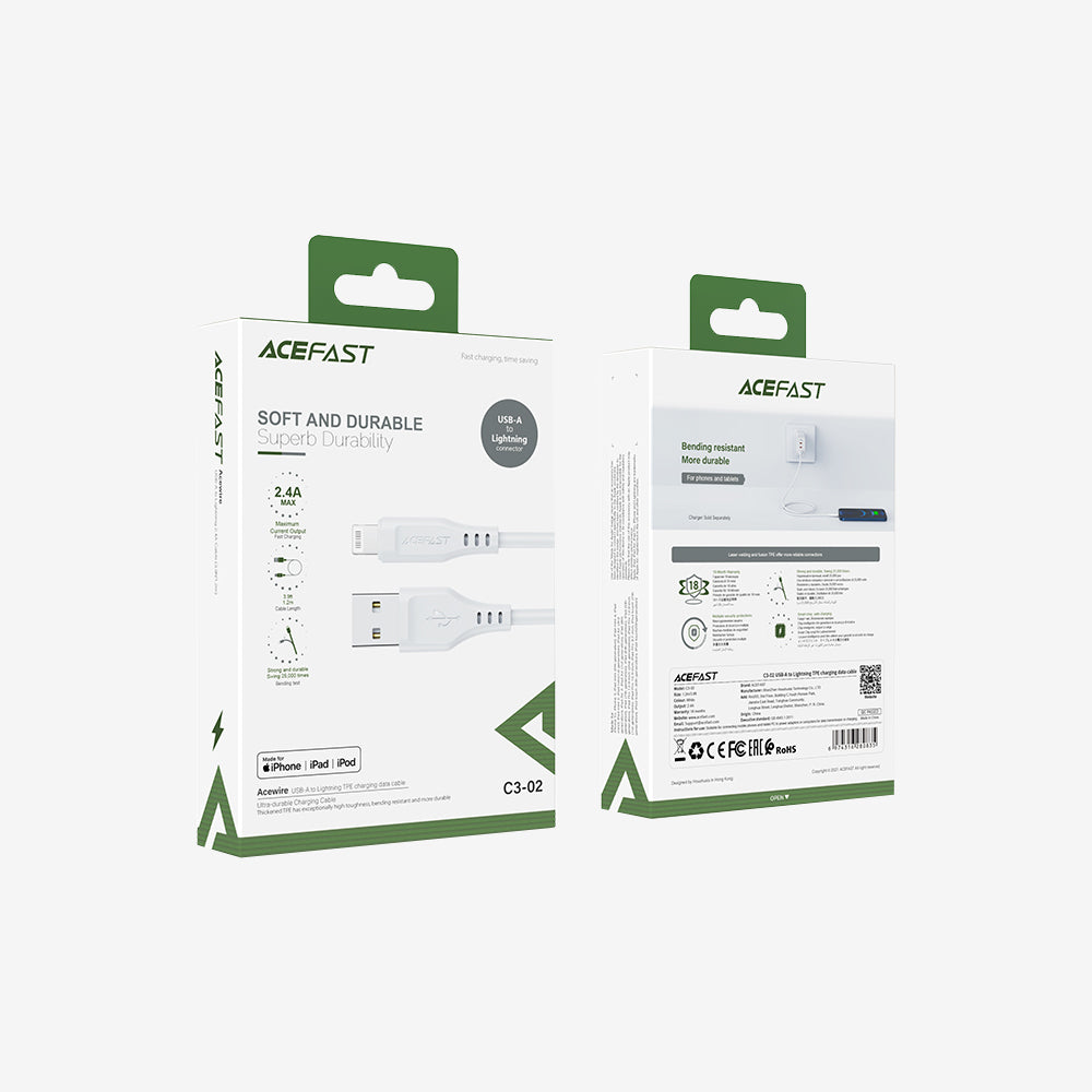 Acewire C3-02 USB-A to Lightning Cable 1.2M