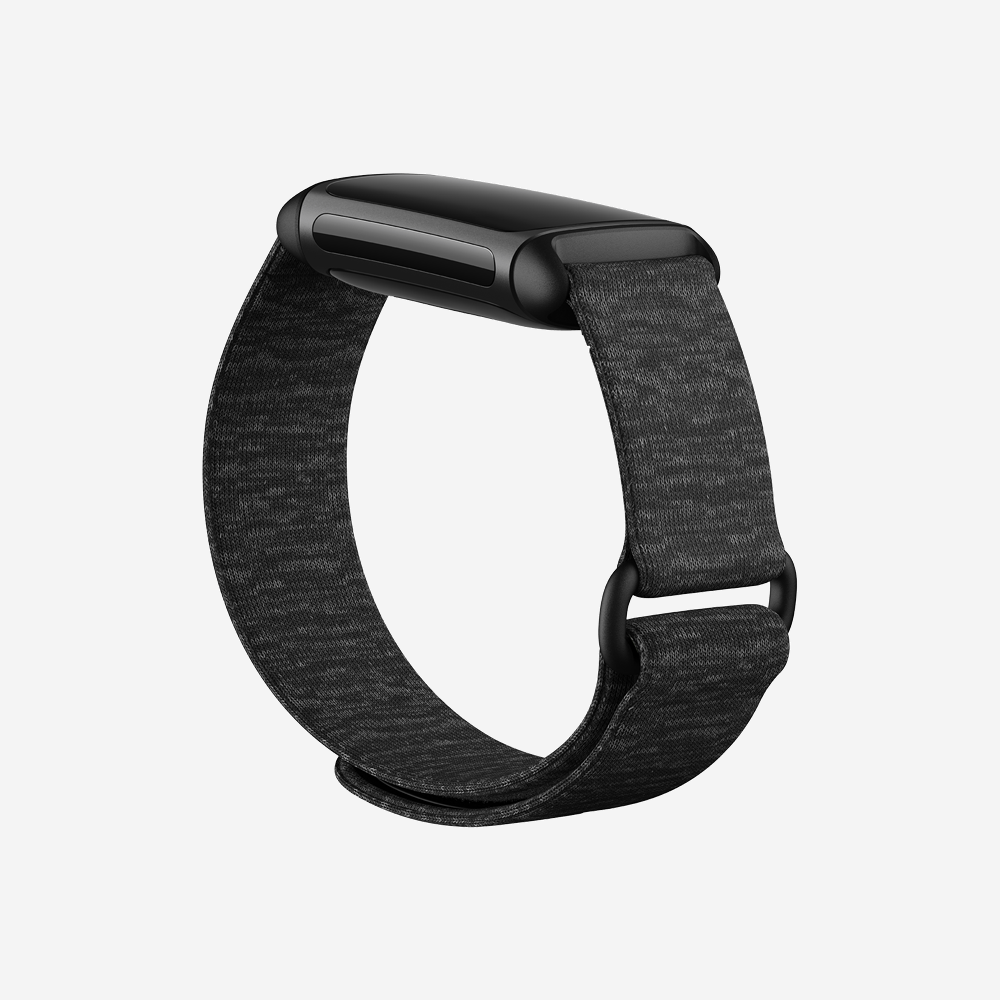 Hook and Loop Band for Fitbit Charge 5 - Charcoal