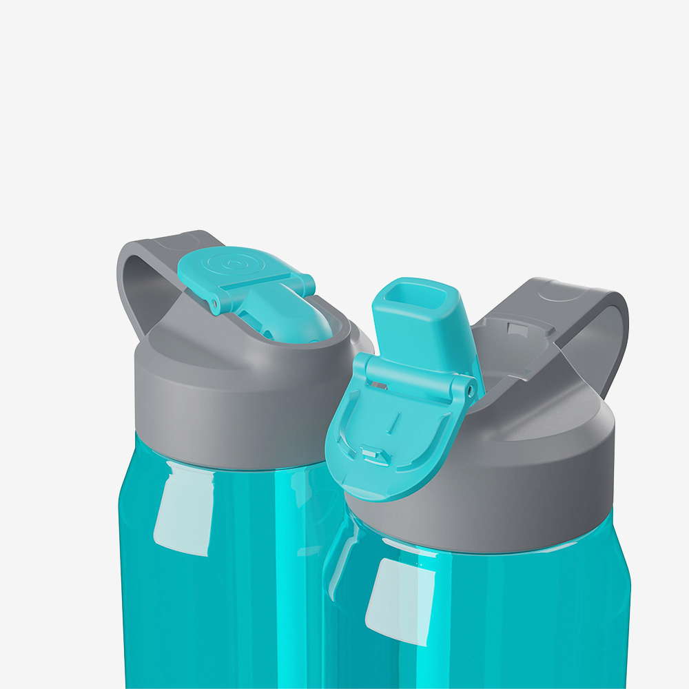 TAP Tritan Plastic Smart Water Bottle - Straw Lid