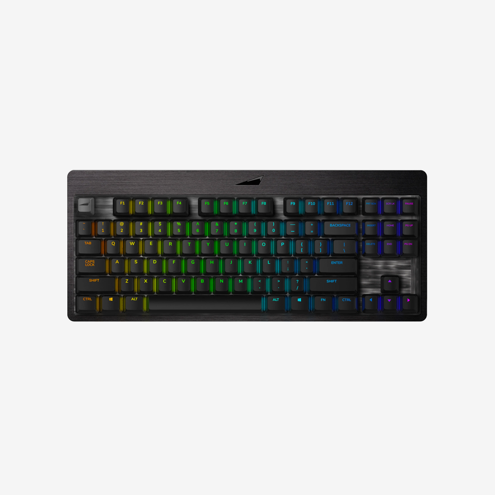 Everest Core Mechanical Gaming Keyboard - USB Passthrough - Cherry MX Hot-Swappable Switches - RGB Backlit