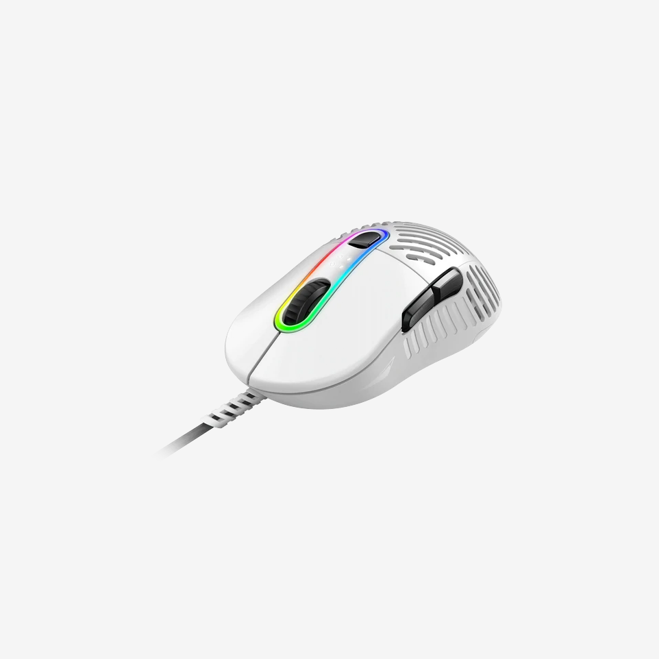 Makalu 67 Lightweight RGB Gaming Mouse - Unique Patented Rib Design Construction - PixArt PAW3370 Sensor - 100% PTFE Mouse Feet