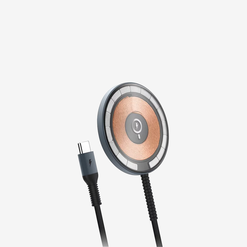 Q.Mag 2 15W Magnetic Wireless Charger - Space Grey
