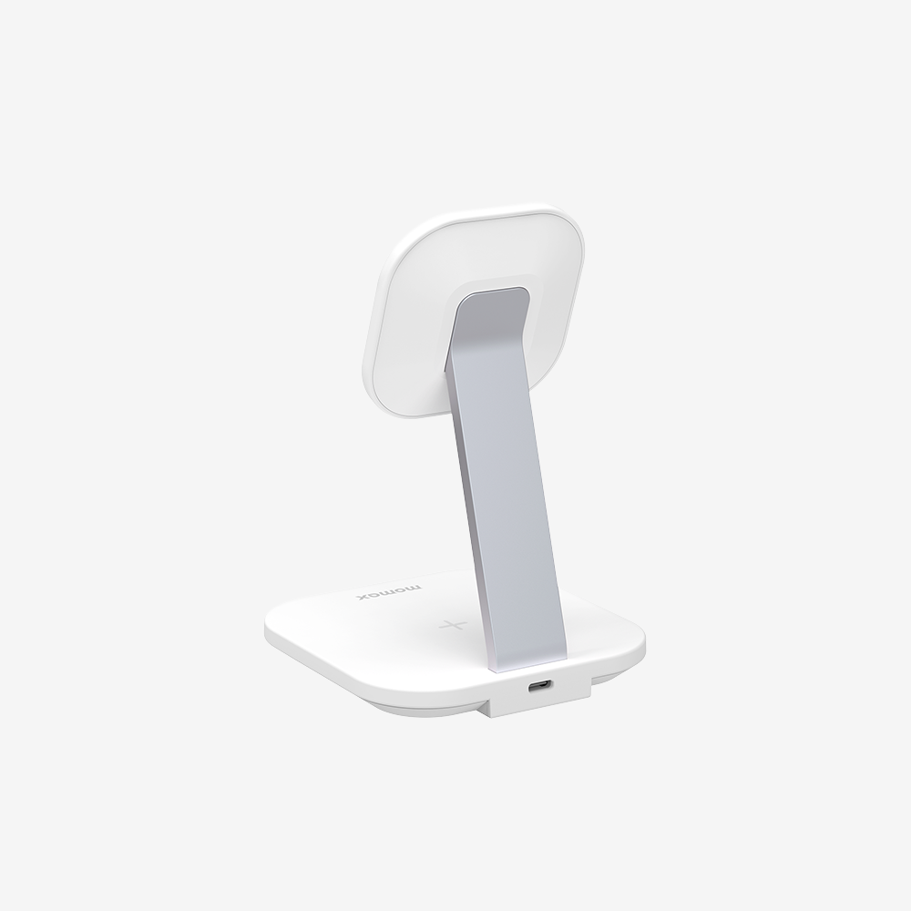 2-in-1 MagSafe Wireless Charging Stand - White