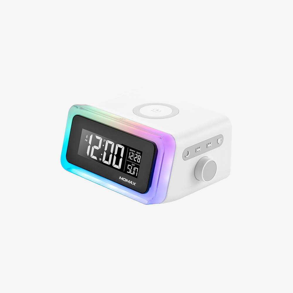 Q.Clock 2 Digital with Wireless Charger and Bluetooth Speaker