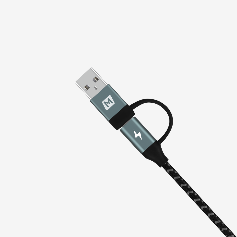 Onelink 4-in-1 Cable 1.2M (USB-A/Type C to Micro USB/Type C)